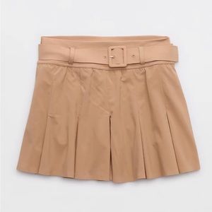 Aerie Offline Belted Pleated Skirt